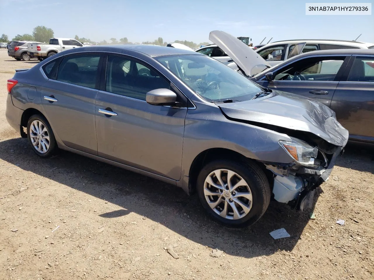 2017 Nissan Sentra S VIN: 3N1AB7AP1HY279336 Lot: 58254664