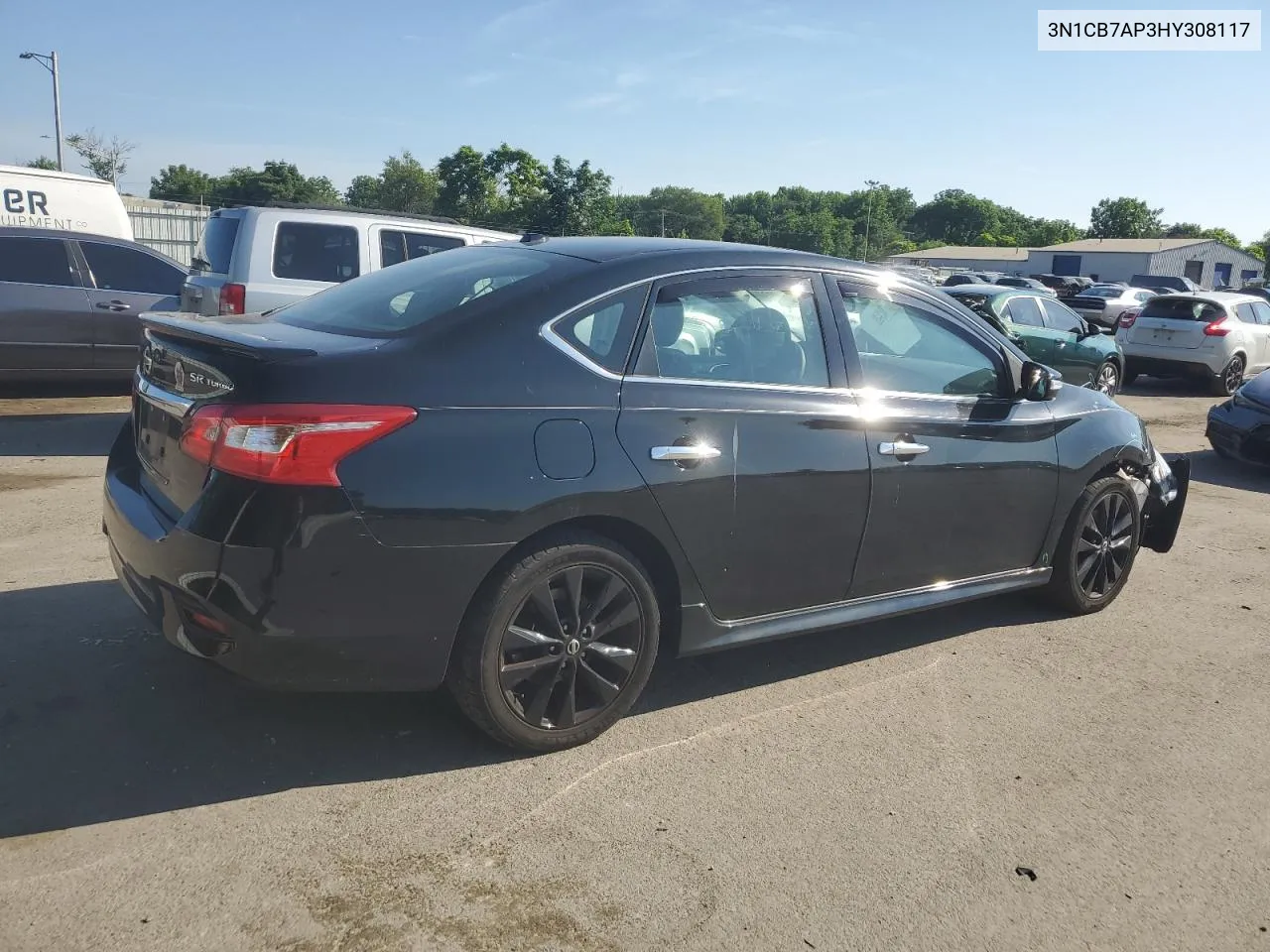 2017 Nissan Sentra Sr Turbo VIN: 3N1CB7AP3HY308117 Lot: 58354904