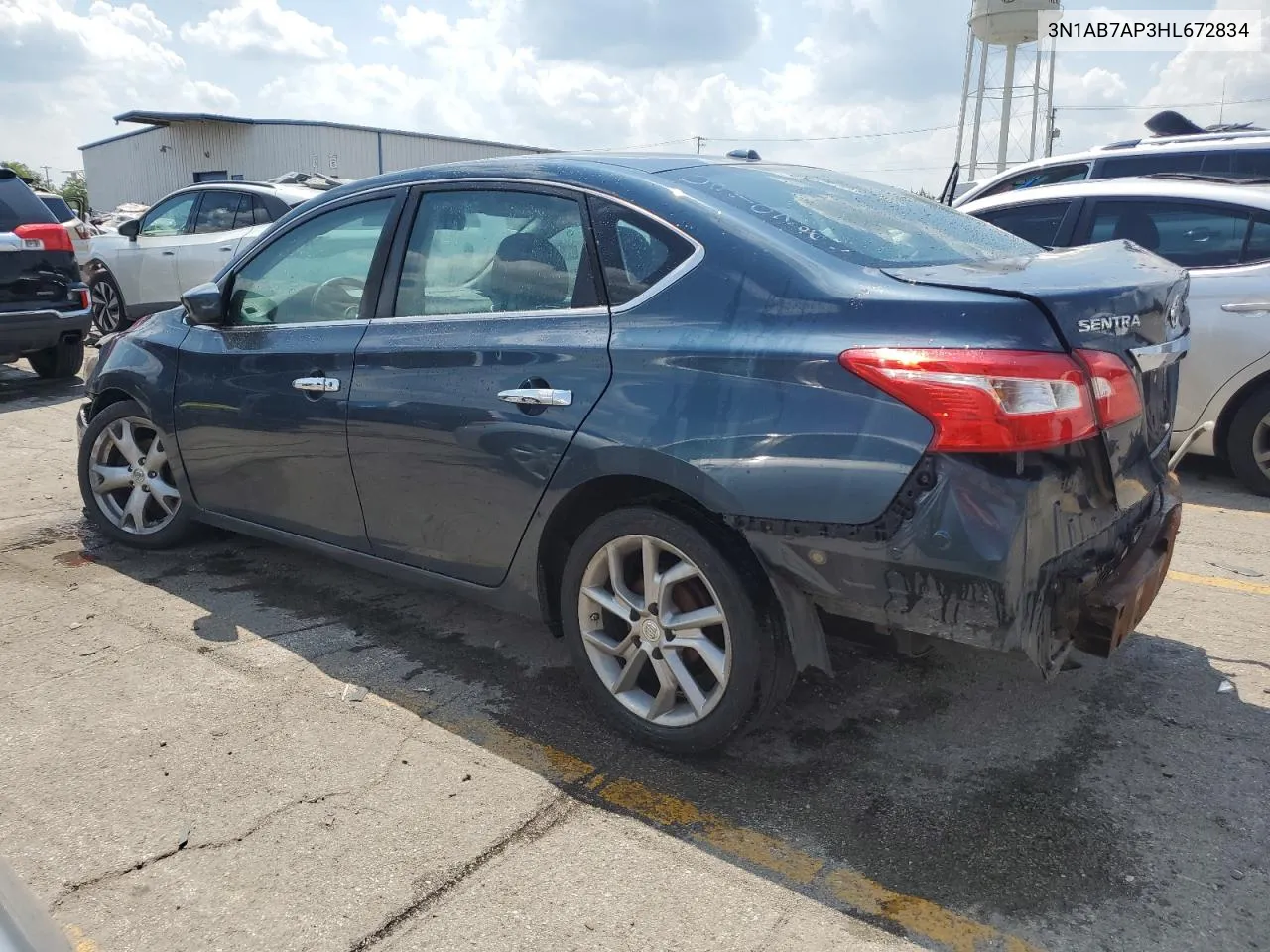 2017 Nissan Sentra S VIN: 3N1AB7AP3HL672834 Lot: 58463724