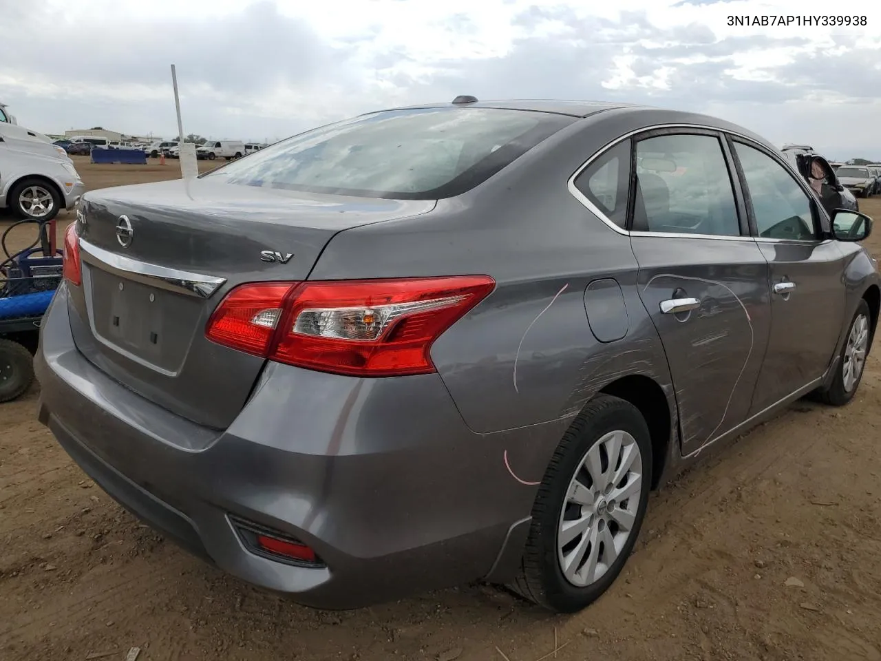 2017 Nissan Sentra S VIN: 3N1AB7AP1HY339938 Lot: 58512234