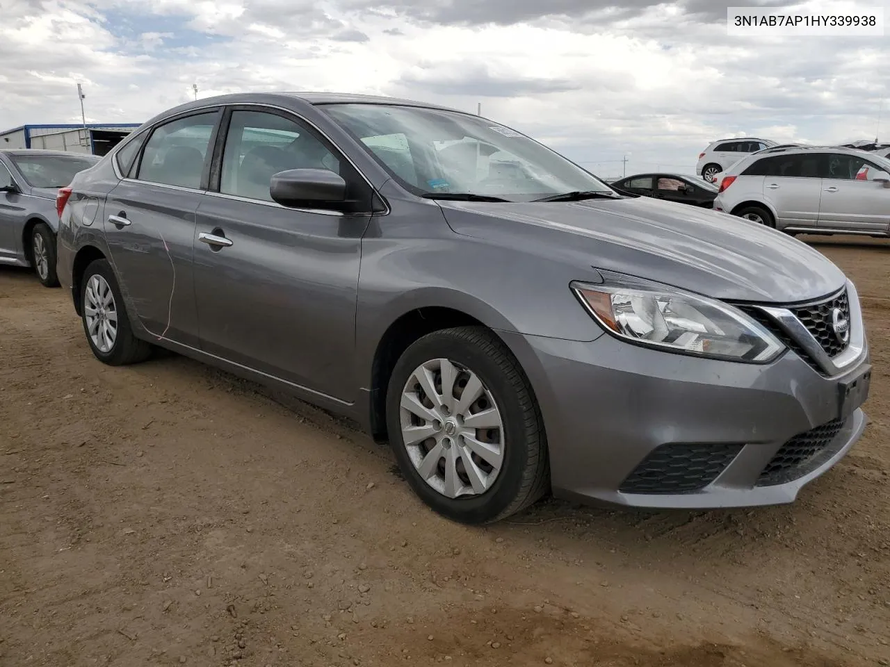 2017 Nissan Sentra S VIN: 3N1AB7AP1HY339938 Lot: 58512234