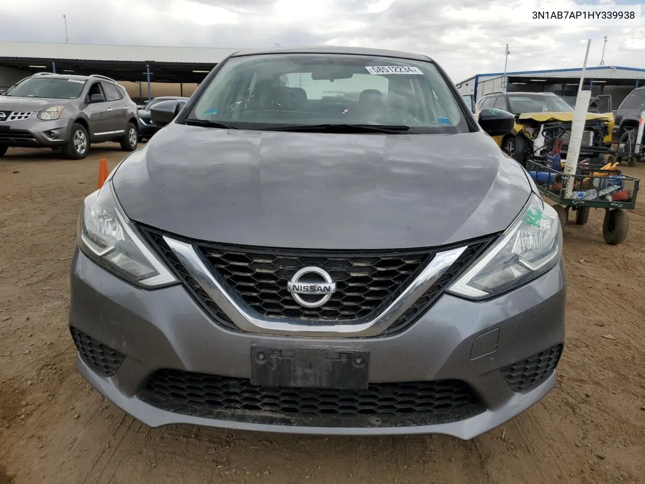 3N1AB7AP1HY339938 2017 Nissan Sentra S