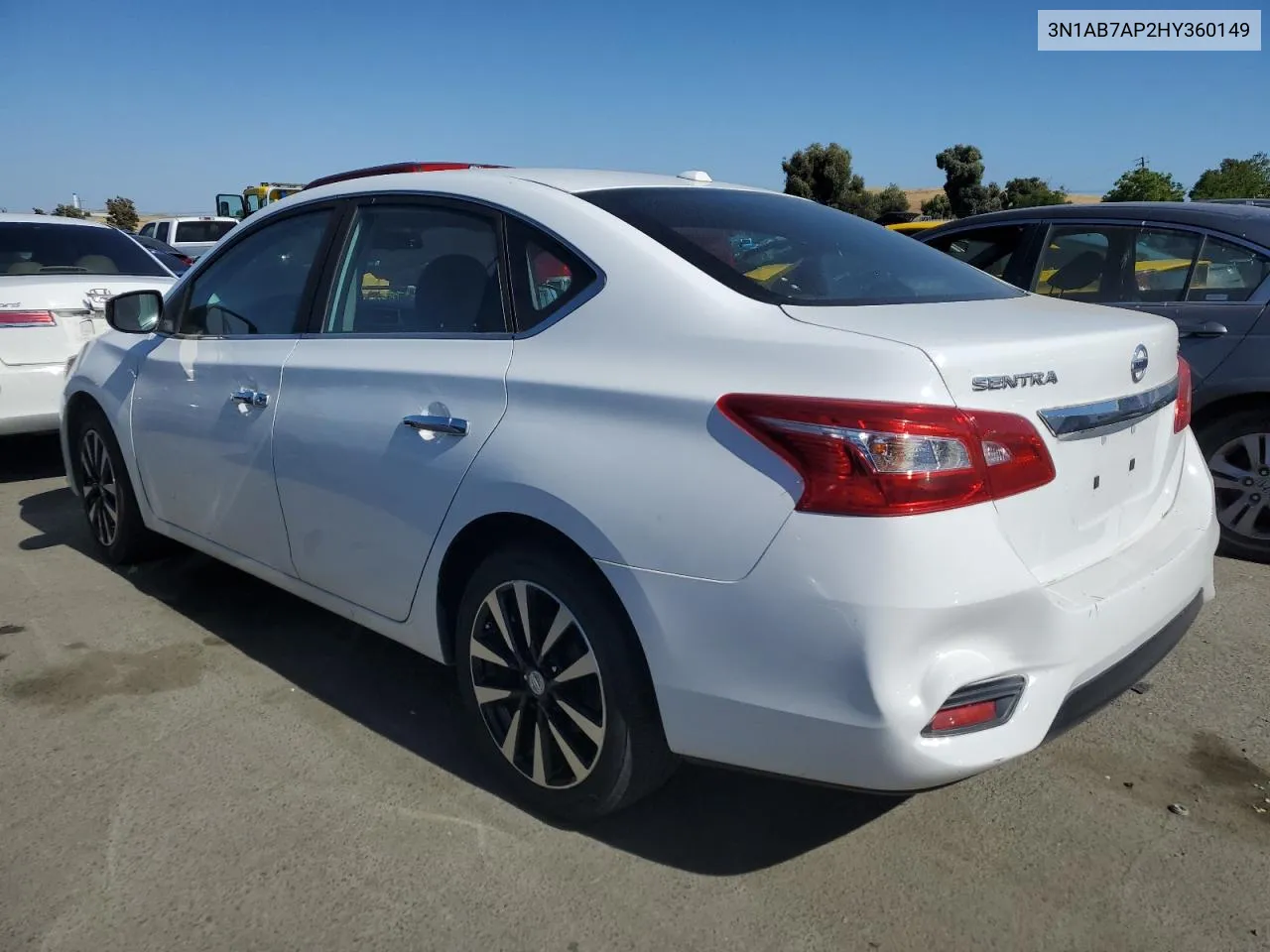 2017 Nissan Sentra S VIN: 3N1AB7AP2HY360149 Lot: 58541924