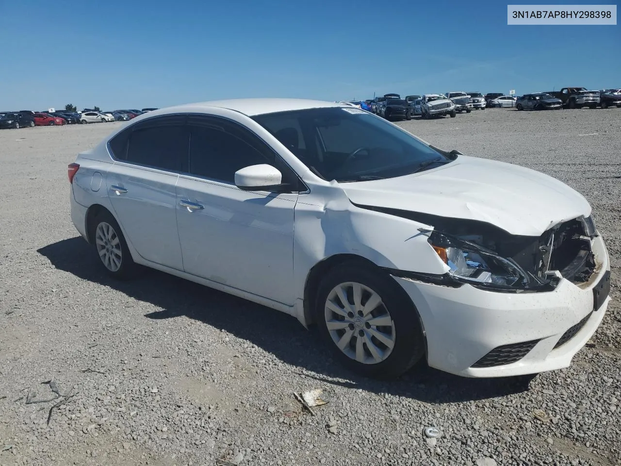 2017 Nissan Sentra S VIN: 3N1AB7AP8HY298398 Lot: 58629234