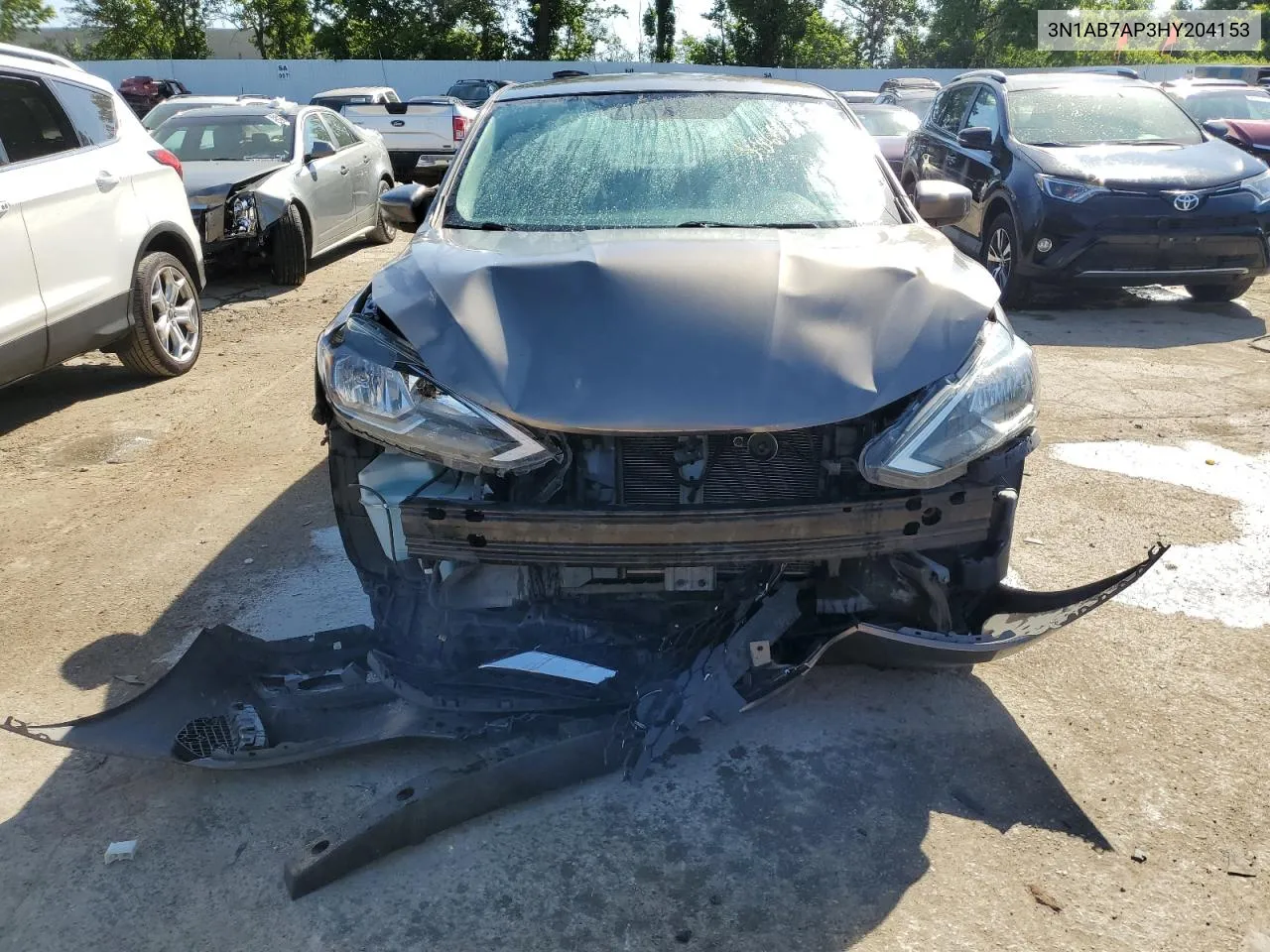 2017 Nissan Sentra S VIN: 3N1AB7AP3HY204153 Lot: 58656094