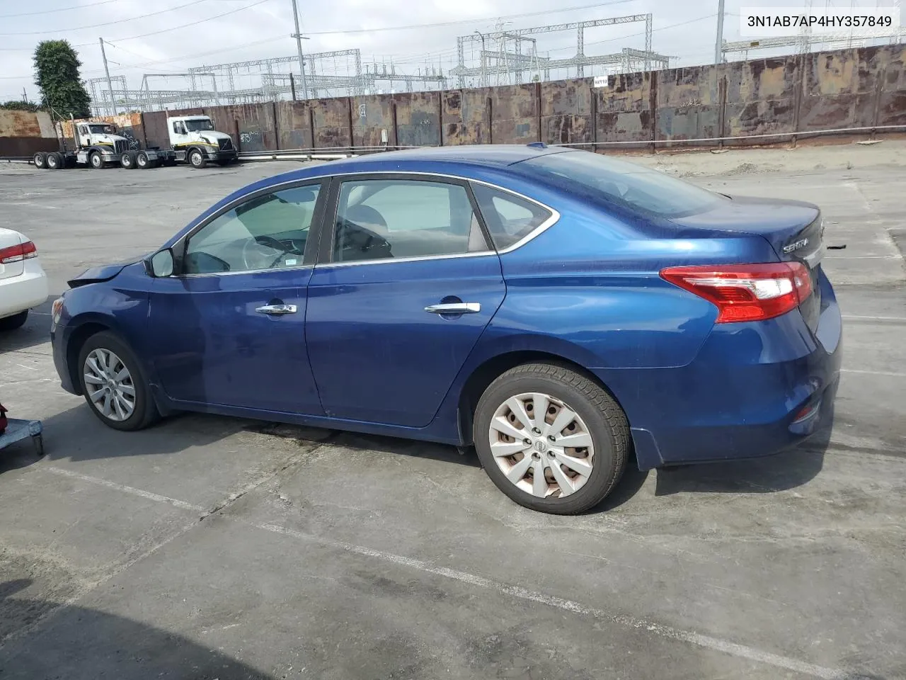 2017 Nissan Sentra S VIN: 3N1AB7AP4HY357849 Lot: 59057434