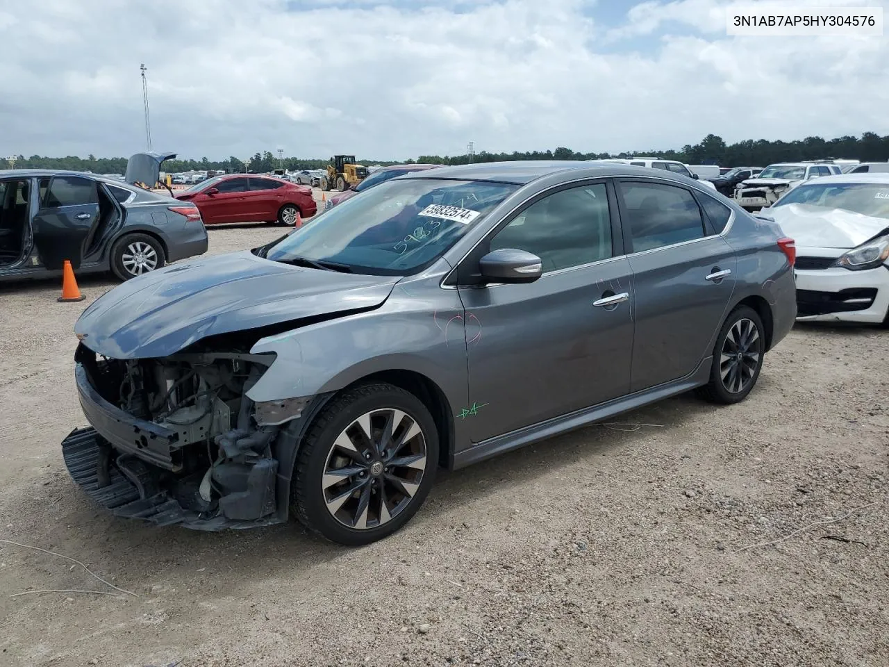 2017 Nissan Sentra S VIN: 3N1AB7AP5HY304576 Lot: 59832574