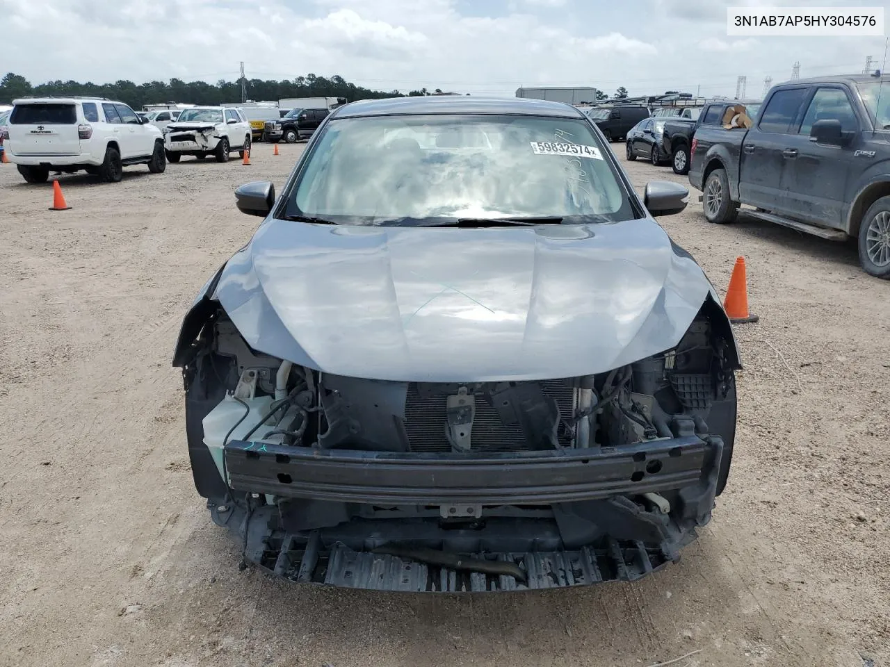 2017 Nissan Sentra S VIN: 3N1AB7AP5HY304576 Lot: 59832574