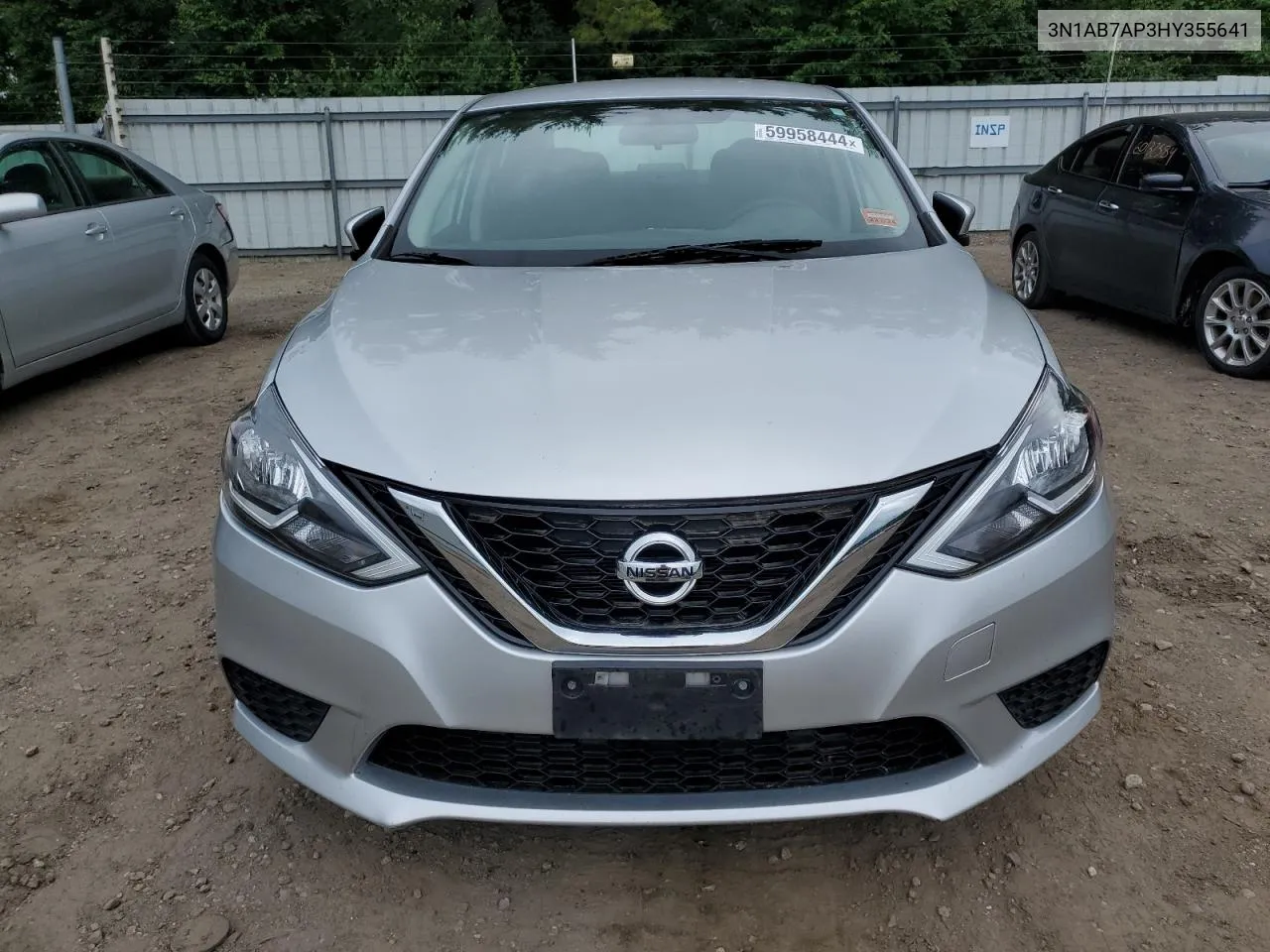 3N1AB7AP3HY355641 2017 Nissan Sentra S