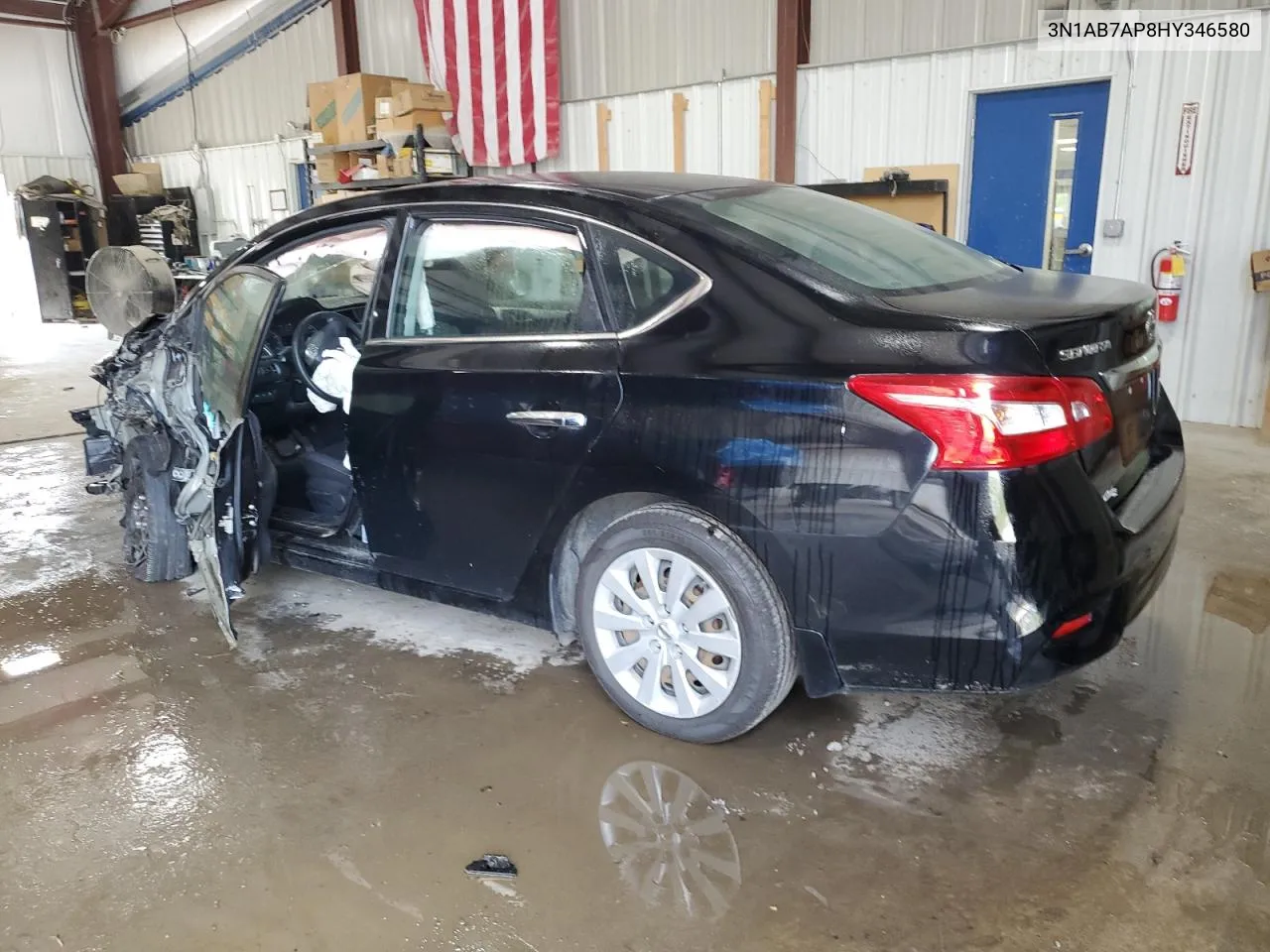 3N1AB7AP8HY346580 2017 Nissan Sentra S