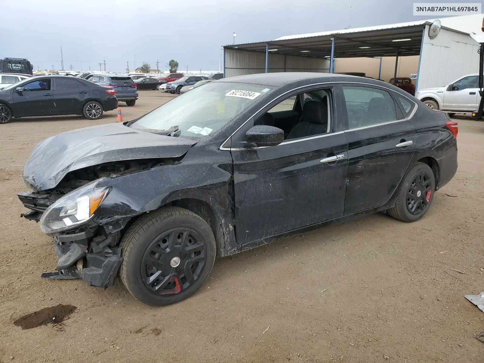 2017 Nissan Sentra S VIN: 3N1AB7AP1HL697845 Lot: 60215084