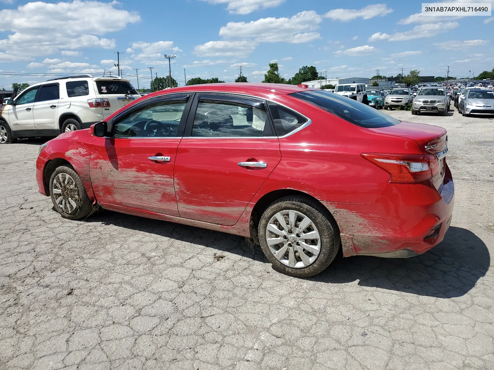 2017 Nissan Sentra S VIN: 3N1AB7APXHL716490 Lot: 60817664