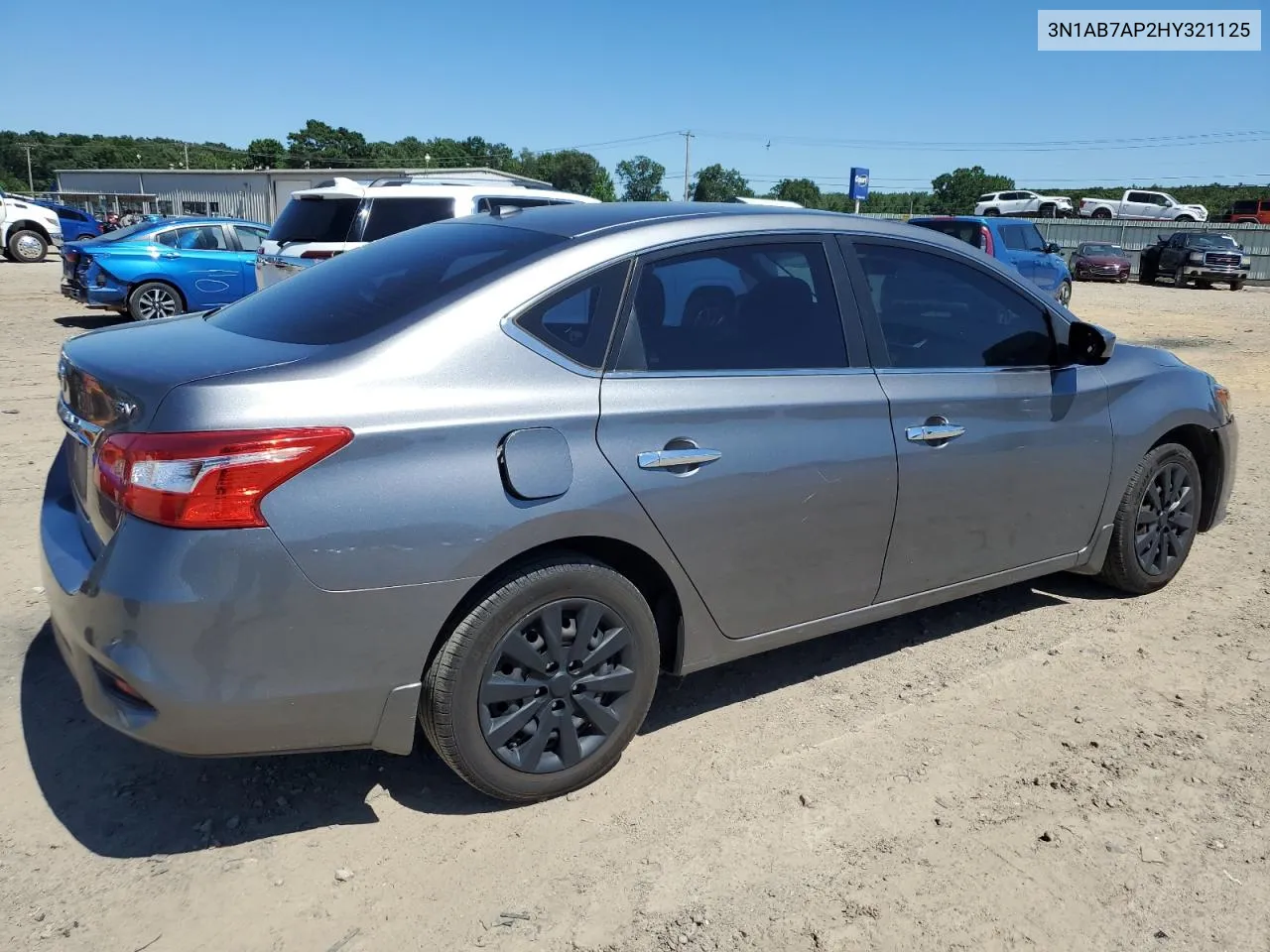 2017 Nissan Sentra S VIN: 3N1AB7AP2HY321125 Lot: 61069114