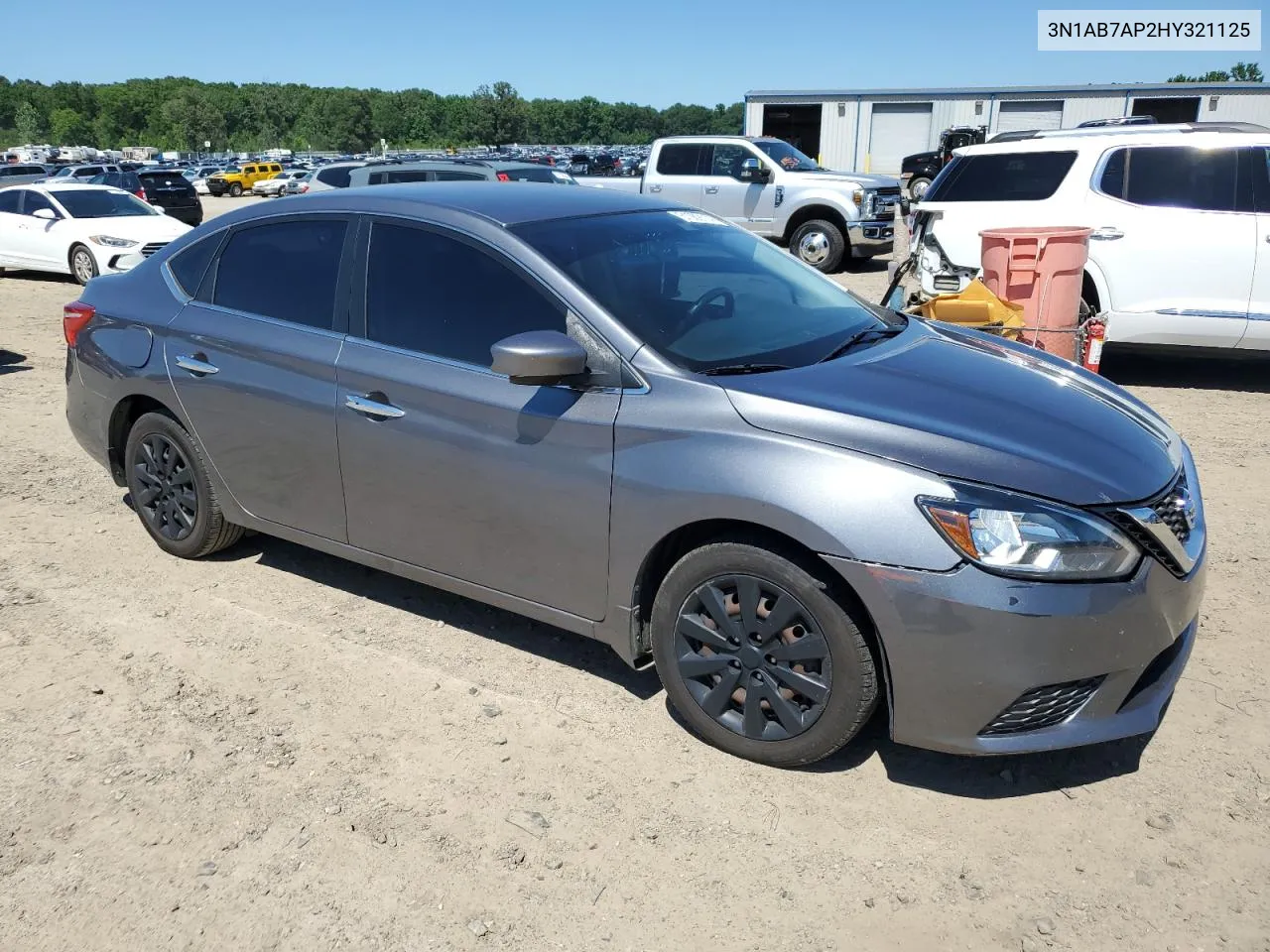 2017 Nissan Sentra S VIN: 3N1AB7AP2HY321125 Lot: 61069114