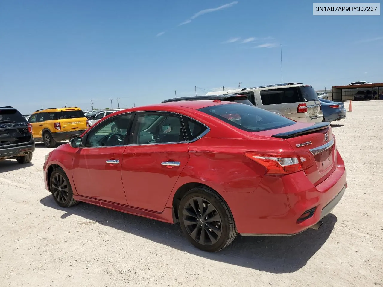 2017 Nissan Sentra S VIN: 3N1AB7AP9HY307237 Lot: 61738454