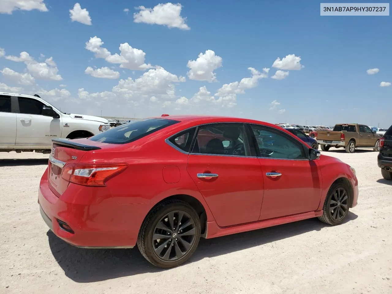 2017 Nissan Sentra S VIN: 3N1AB7AP9HY307237 Lot: 61738454