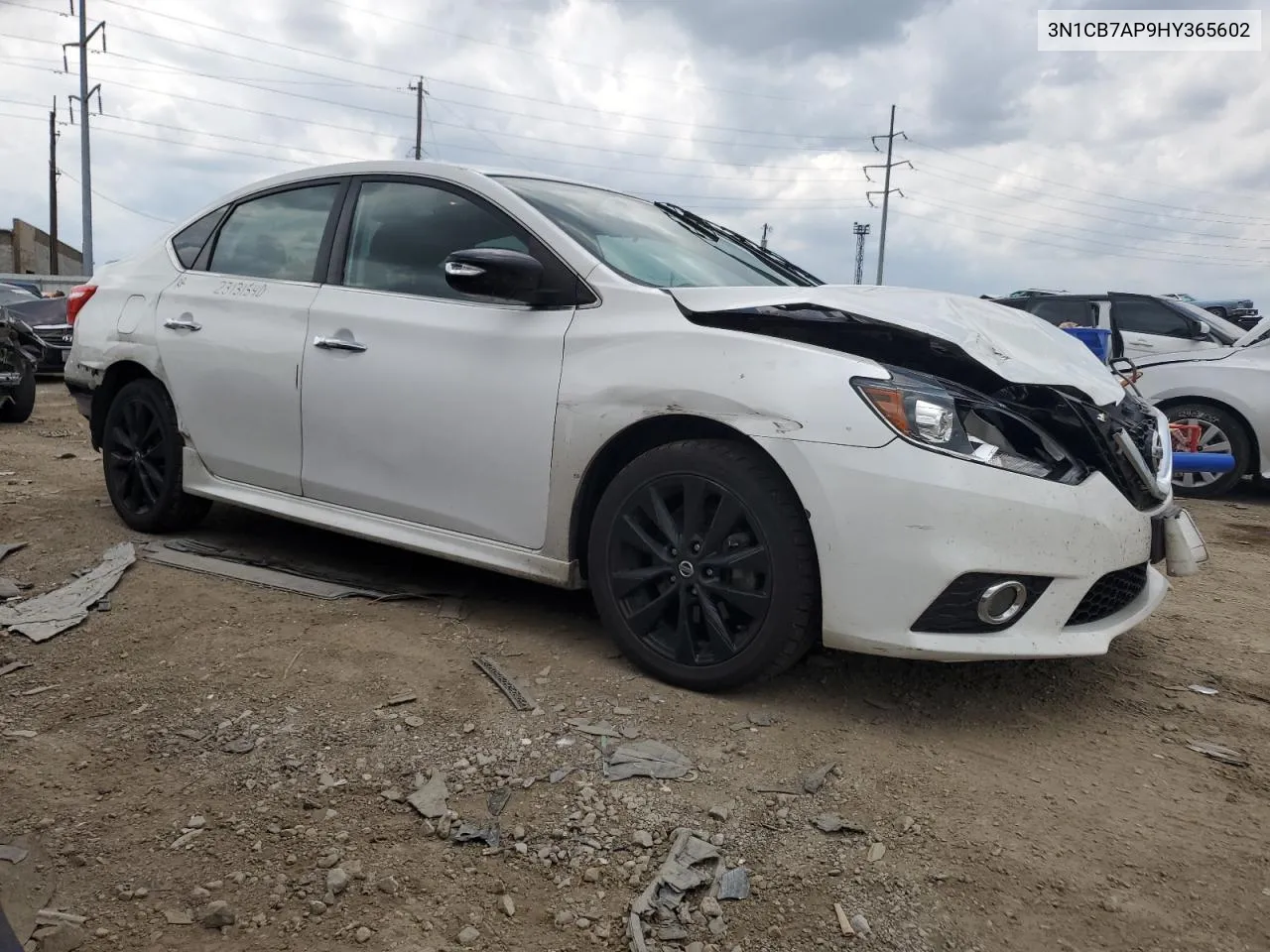 2017 Nissan Sentra Sr Turbo VIN: 3N1CB7AP9HY365602 Lot: 61738534