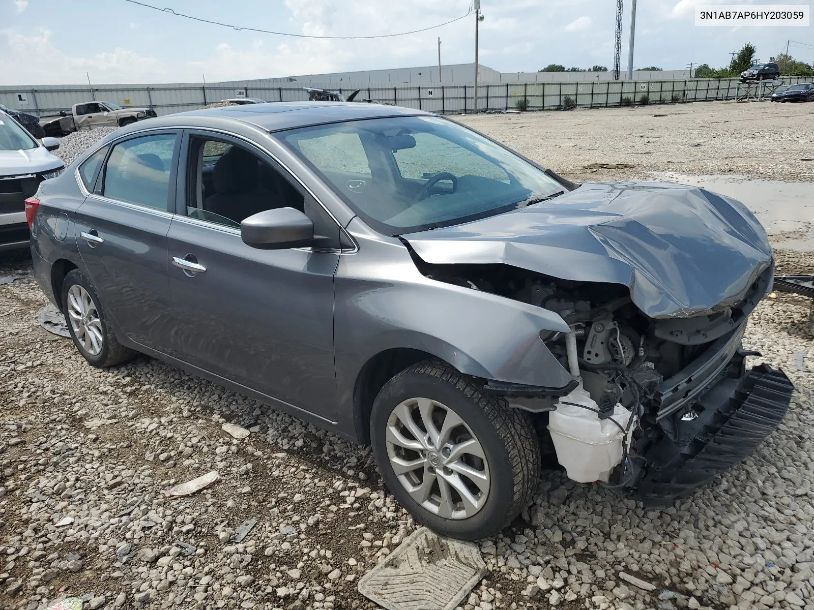 2017 Nissan Sentra S VIN: 3N1AB7AP6HY203059 Lot: 63265834