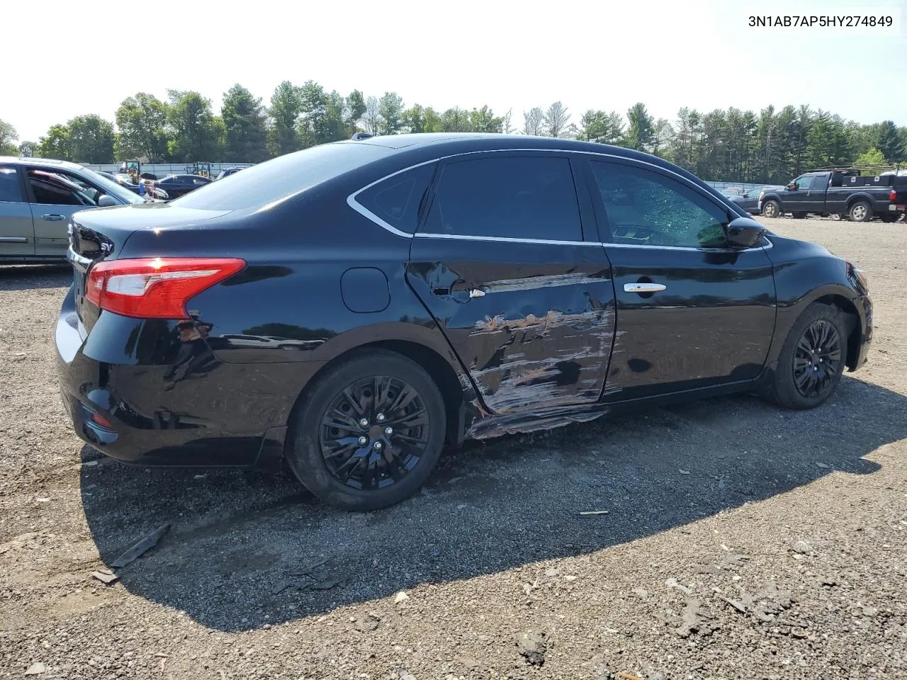 2017 Nissan Sentra S VIN: 3N1AB7AP5HY274849 Lot: 63270964