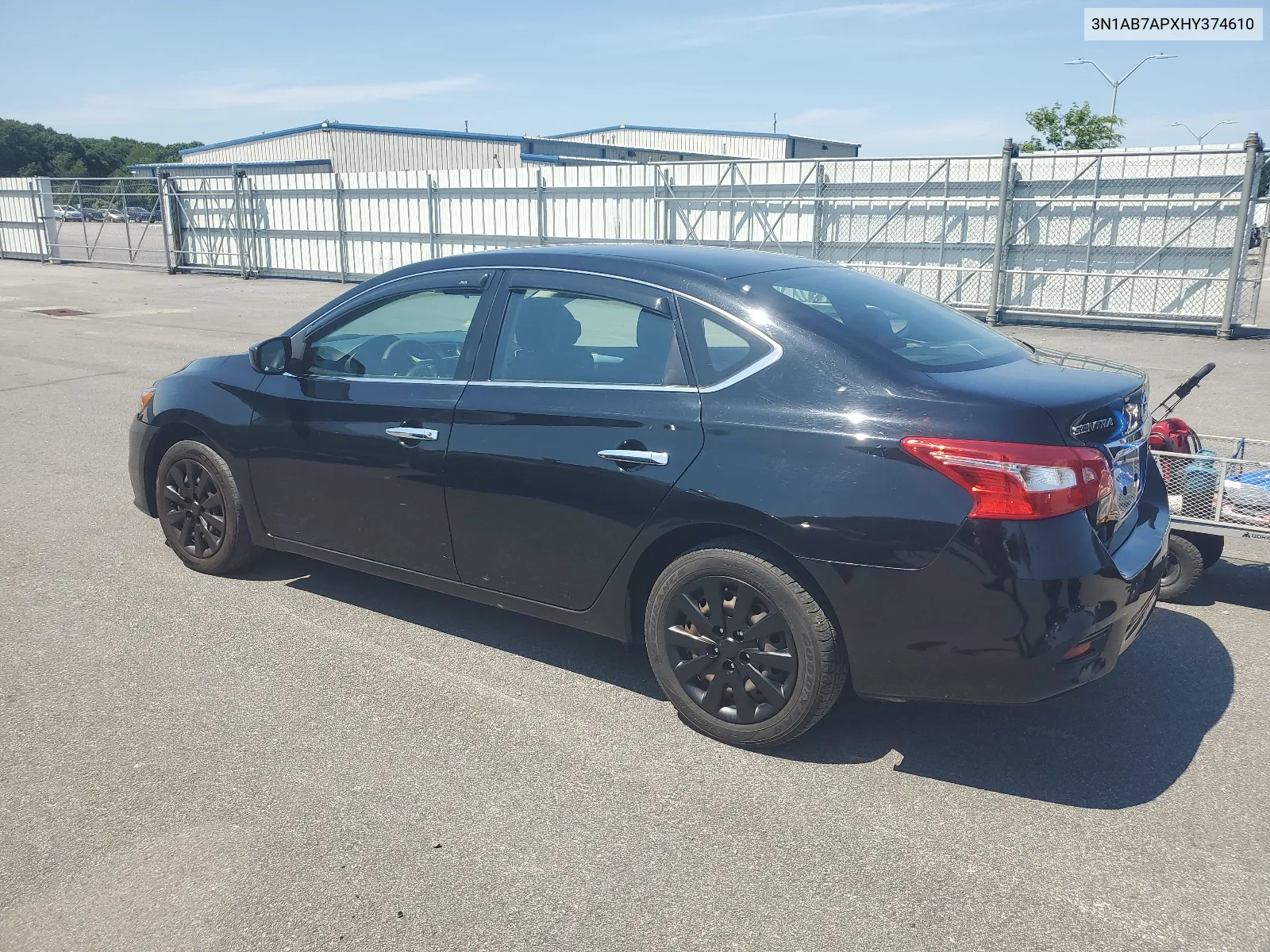 2017 Nissan Sentra S VIN: 3N1AB7APXHY374610 Lot: 63357124