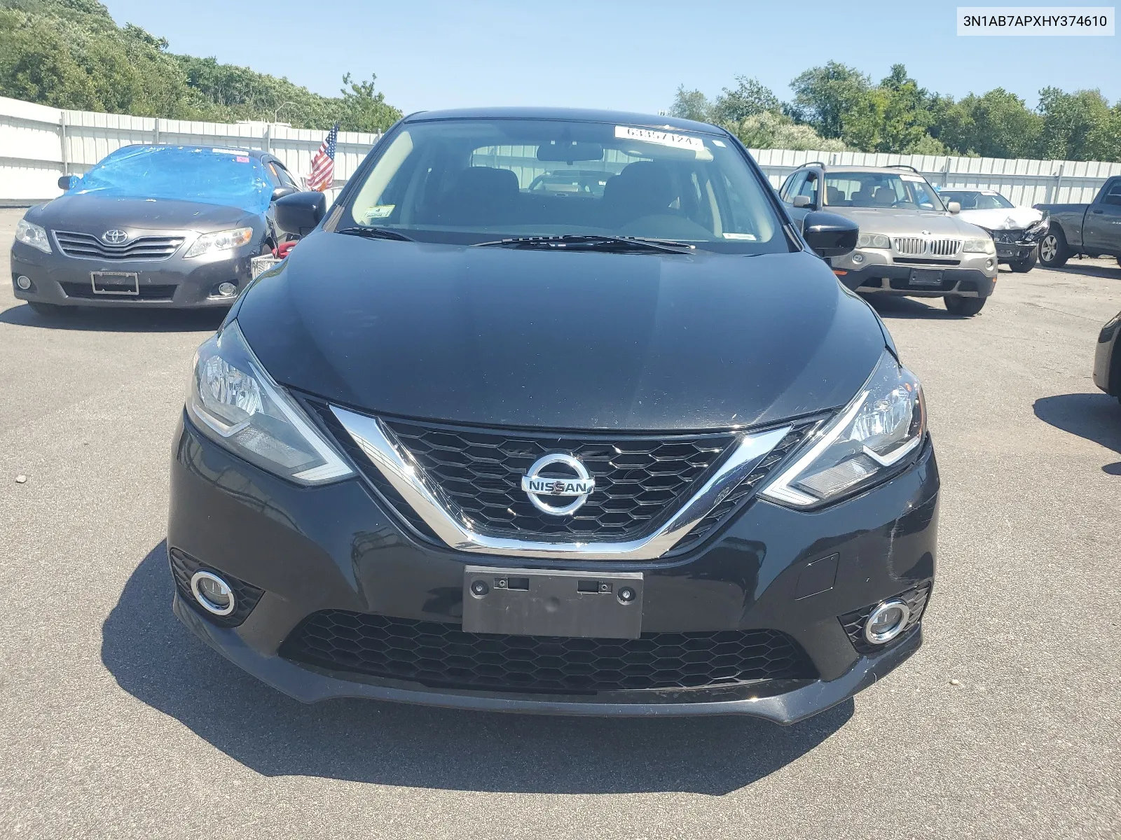 2017 Nissan Sentra S VIN: 3N1AB7APXHY374610 Lot: 63357124