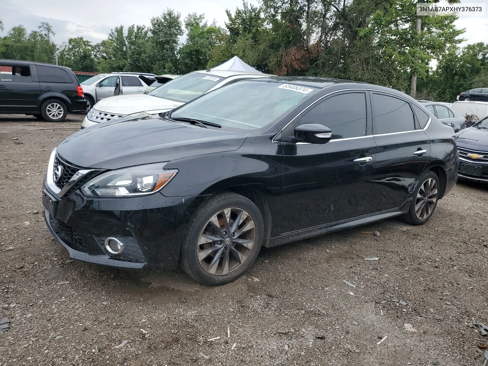 2017 Nissan Sentra S VIN: 3N1AB7APXHY376373 Lot: 63405374