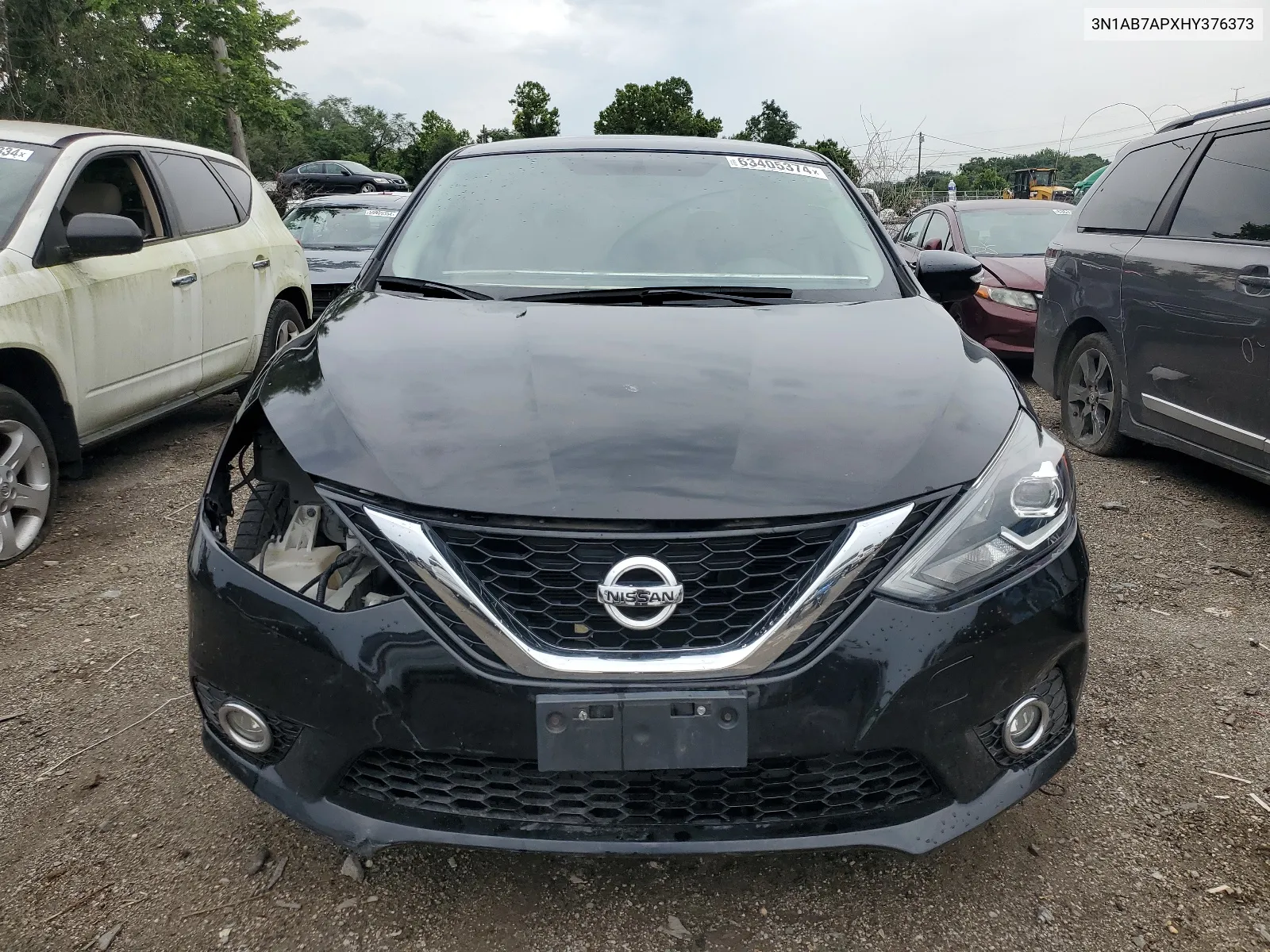 2017 Nissan Sentra S VIN: 3N1AB7APXHY376373 Lot: 63405374