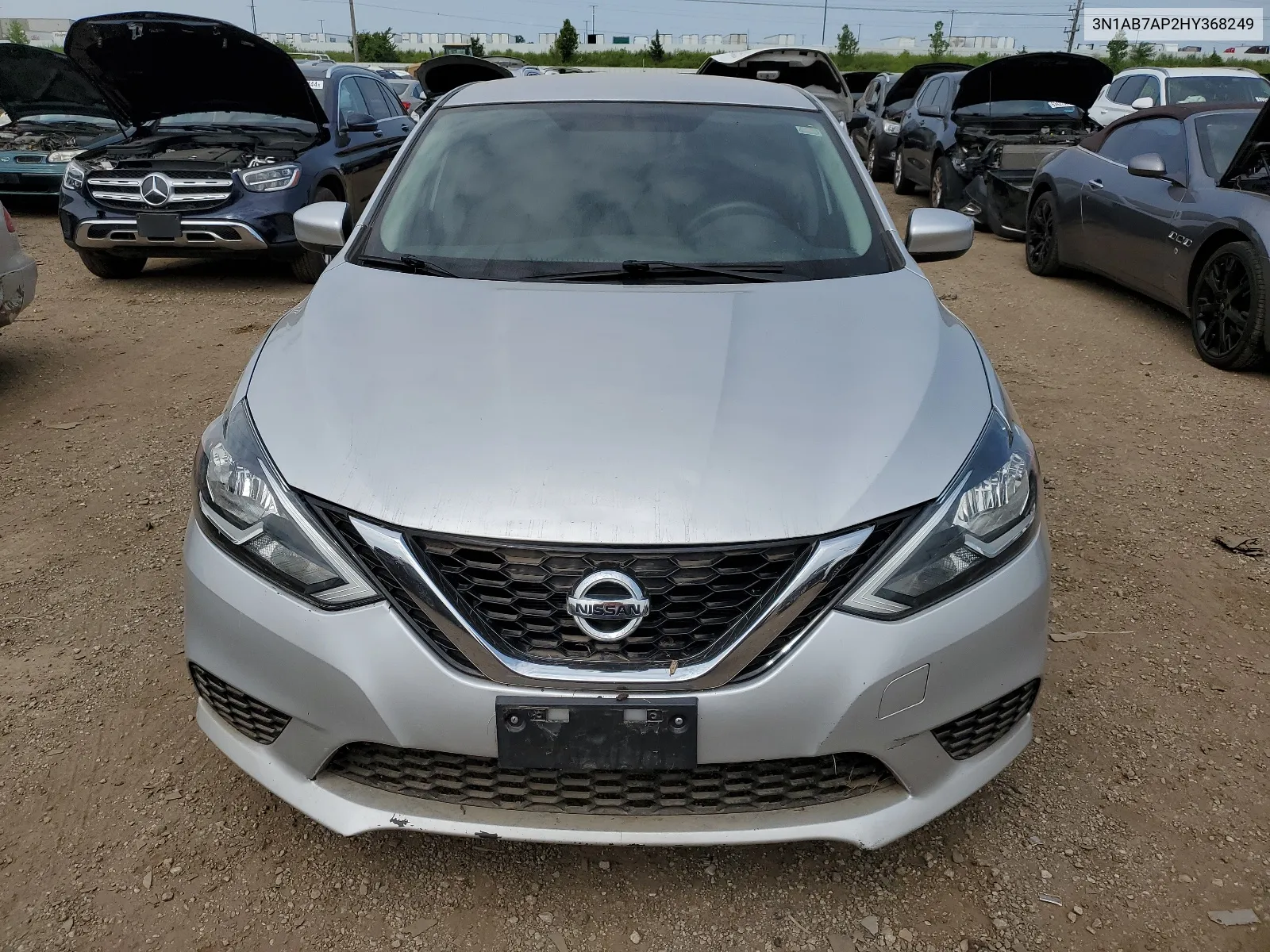 2017 Nissan Sentra S VIN: 3N1AB7AP2HY368249 Lot: 63461104