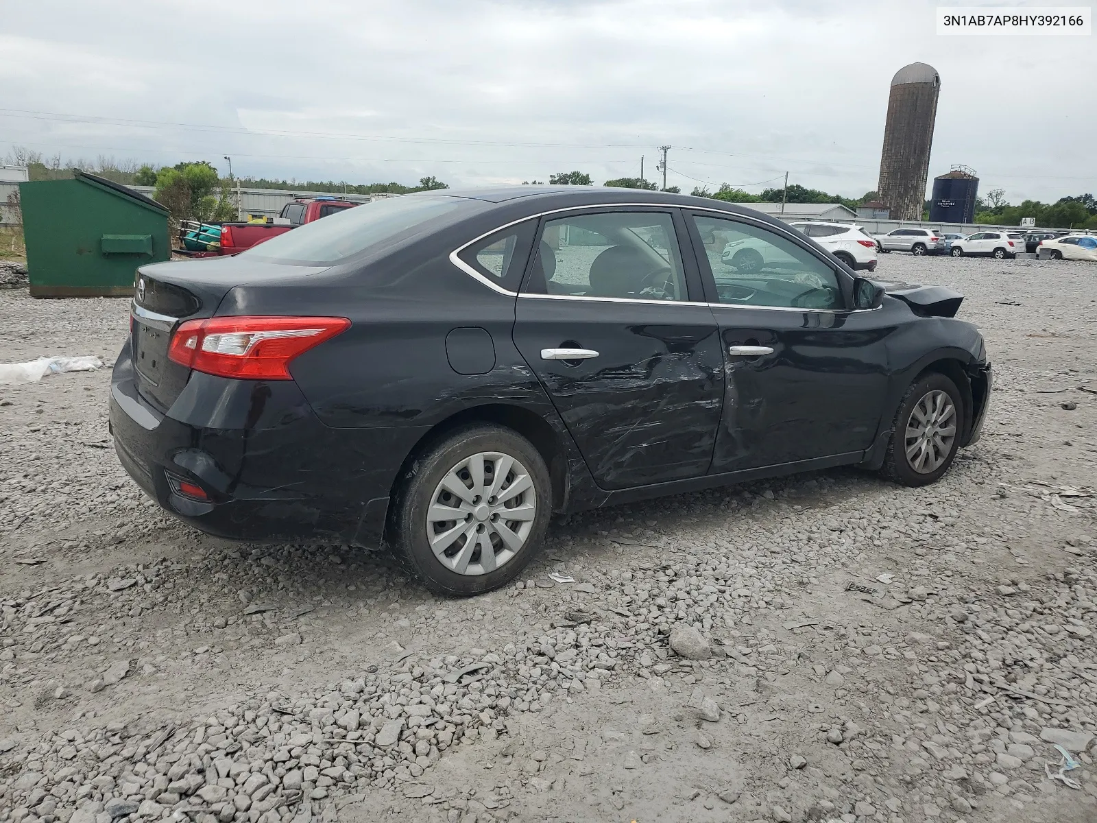 2017 Nissan Sentra S VIN: 3N1AB7AP8HY392166 Lot: 63539454