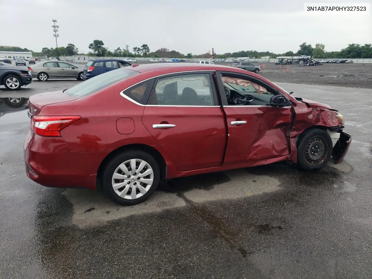 3N1AB7AP0HY327523 2017 Nissan Sentra S