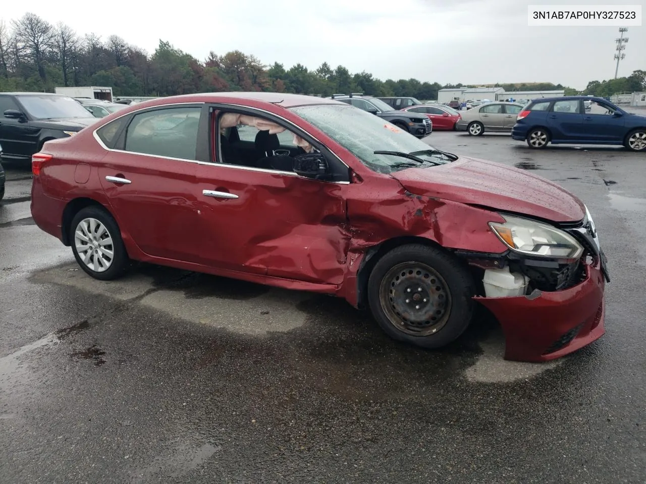 3N1AB7AP0HY327523 2017 Nissan Sentra S