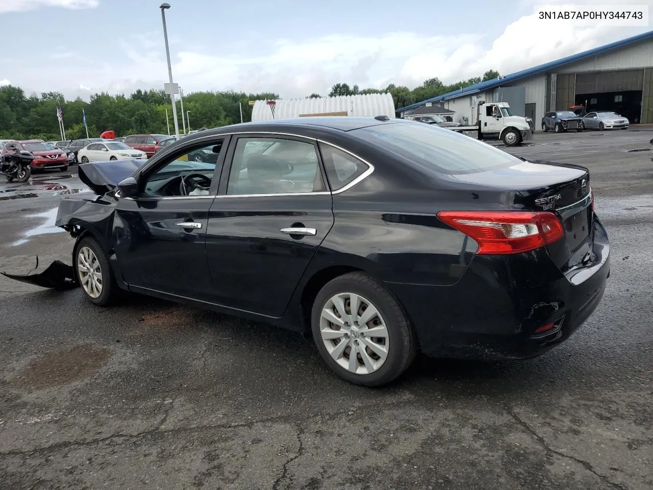 2017 Nissan Sentra S VIN: 3N1AB7AP0HY344743 Lot: 63990244