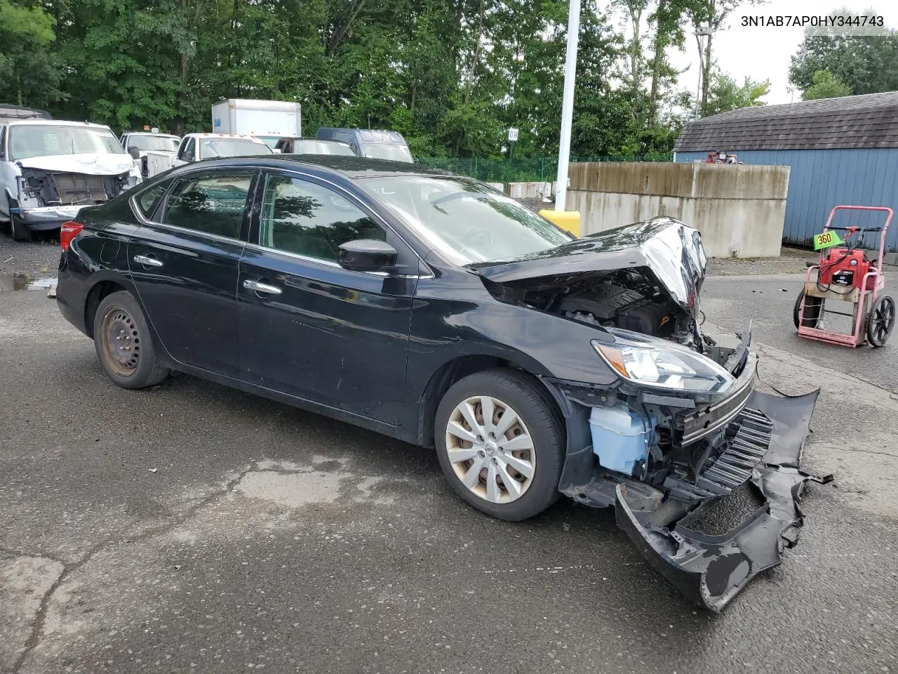 2017 Nissan Sentra S VIN: 3N1AB7AP0HY344743 Lot: 63990244