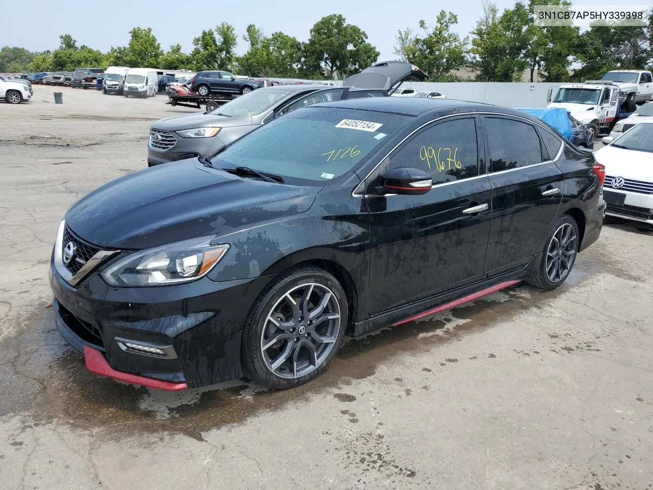 3N1CB7AP5HY339398 2017 Nissan Sentra Sr Turbo