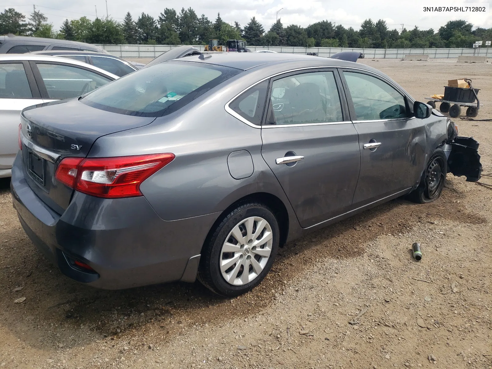 2017 Nissan Sentra S VIN: 3N1AB7AP5HL712802 Lot: 64099854