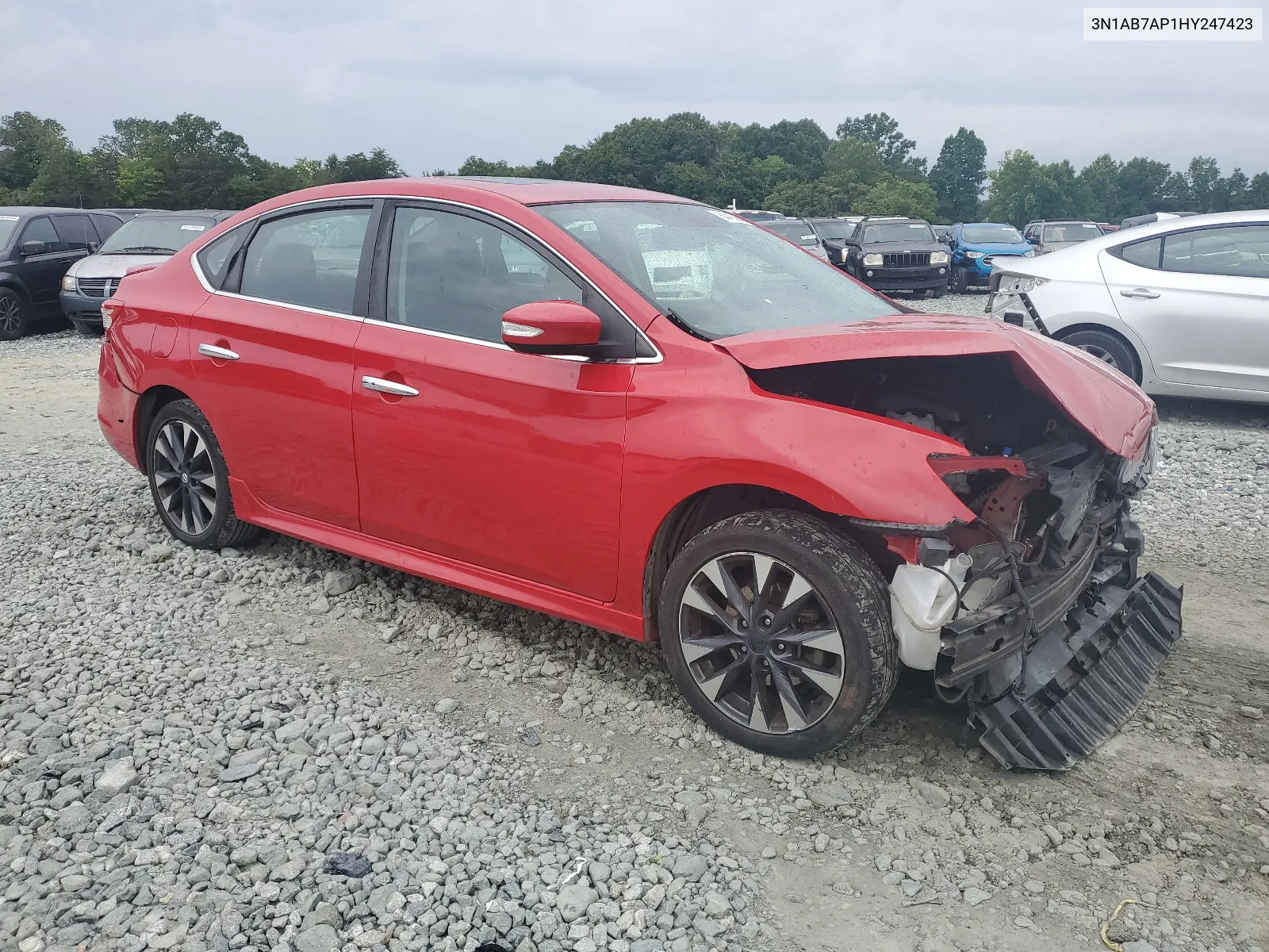 3N1AB7AP1HY247423 2017 Nissan Sentra S