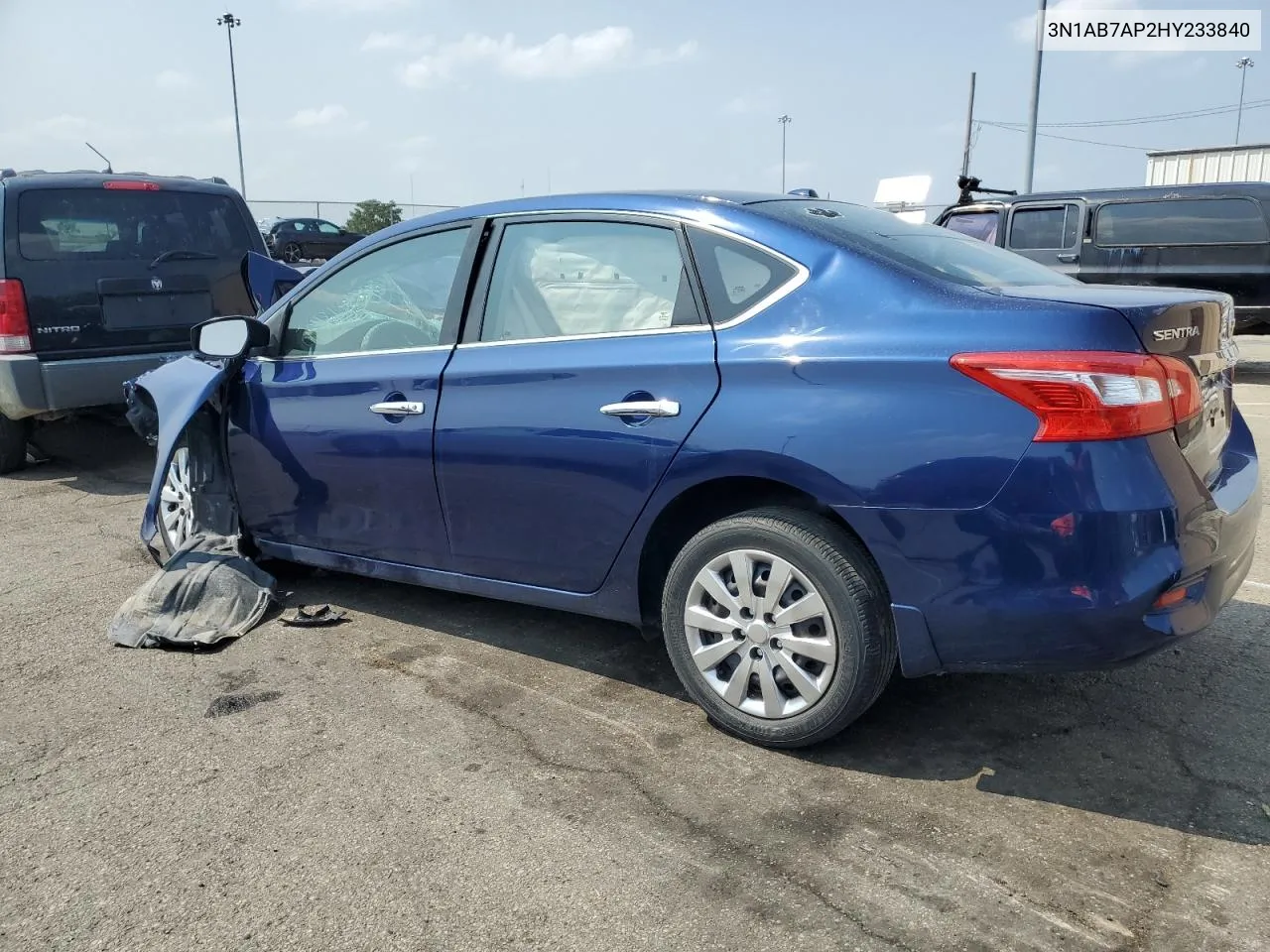 2017 Nissan Sentra S VIN: 3N1AB7AP2HY233840 Lot: 64579934