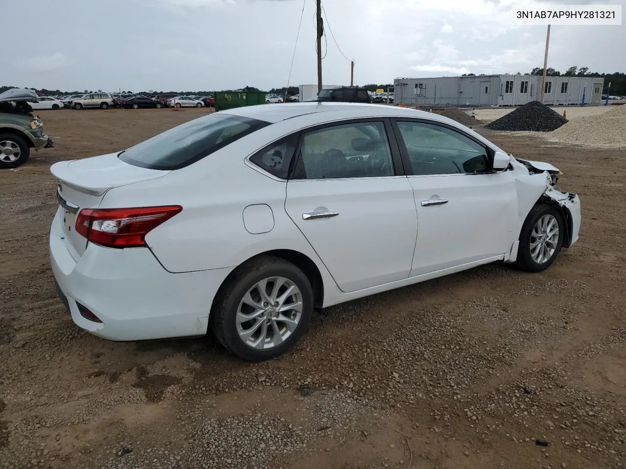 2017 Nissan Sentra S VIN: 3N1AB7AP9HY281321 Lot: 64669754