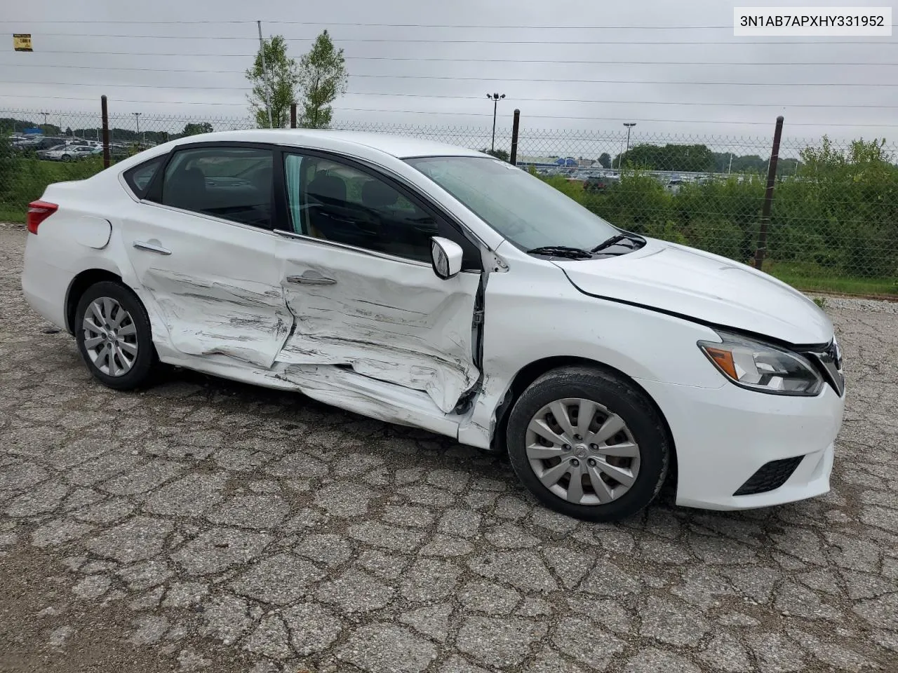 2017 Nissan Sentra S VIN: 3N1AB7APXHY331952 Lot: 64684924