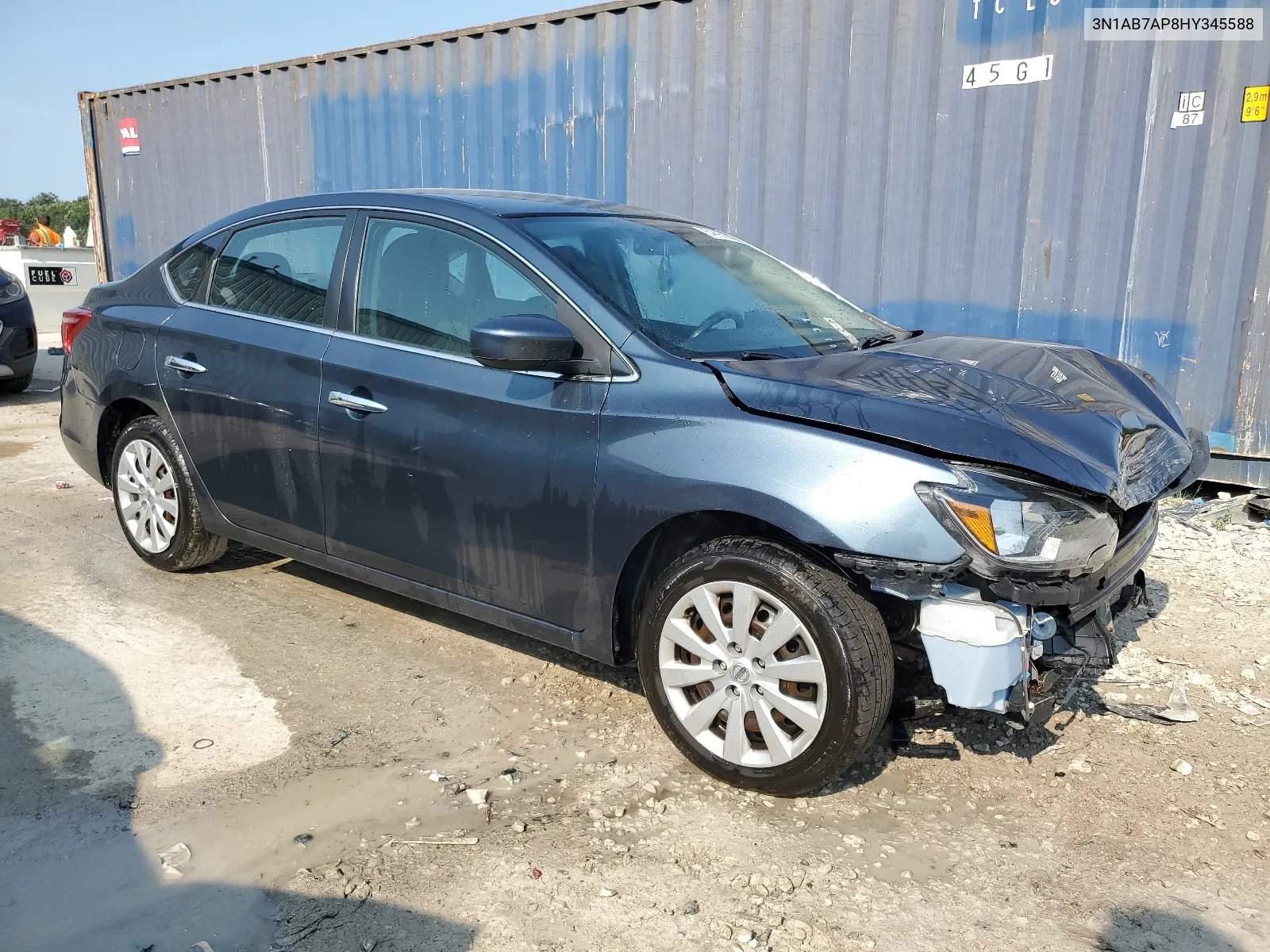 3N1AB7AP8HY345588 2017 Nissan Sentra S