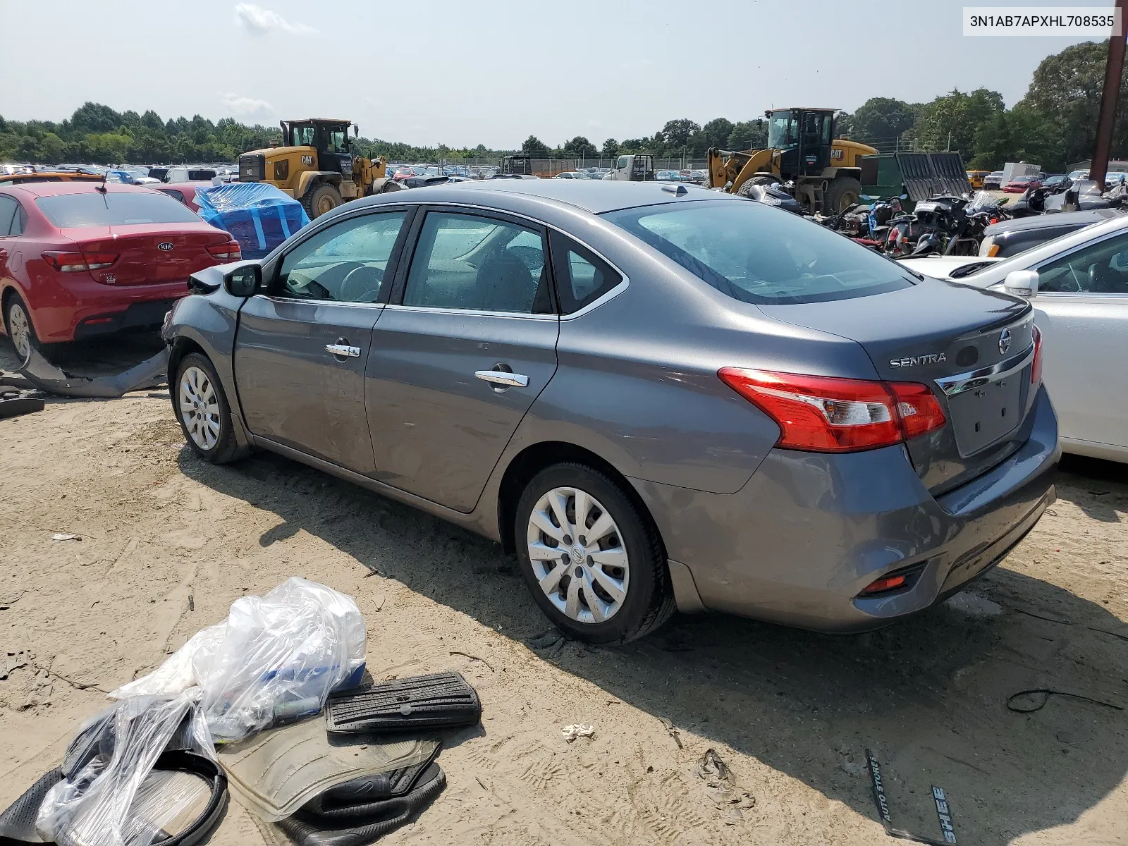 2017 Nissan Sentra S VIN: 3N1AB7APXHL708535 Lot: 65330554