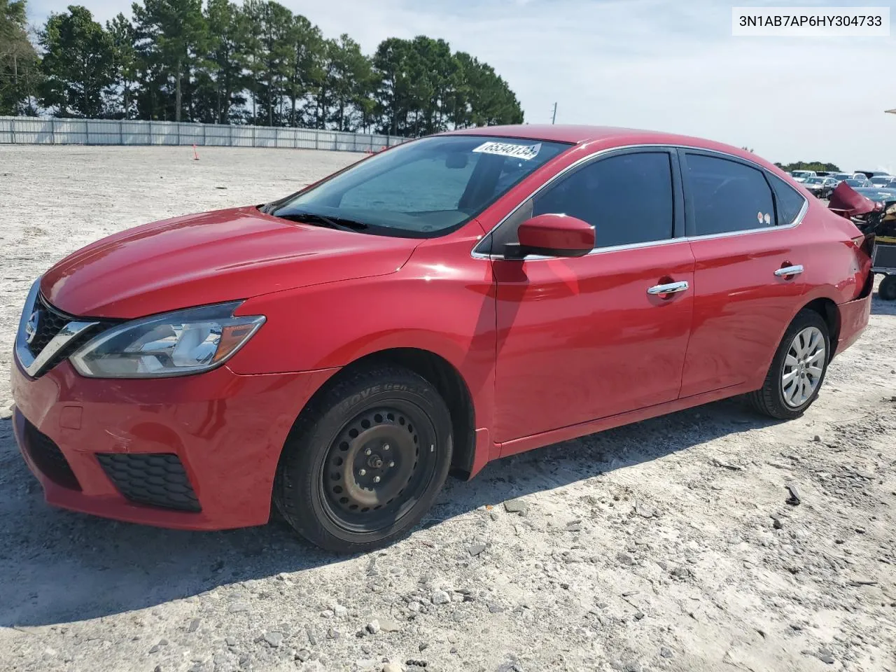 2017 Nissan Sentra S VIN: 3N1AB7AP6HY304733 Lot: 65348134