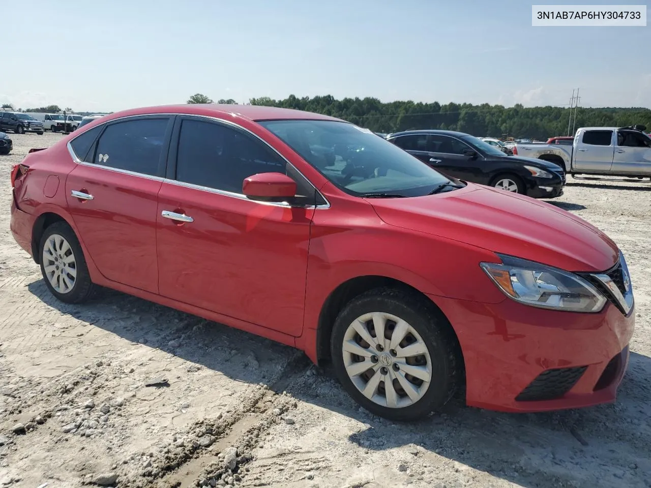 2017 Nissan Sentra S VIN: 3N1AB7AP6HY304733 Lot: 65348134