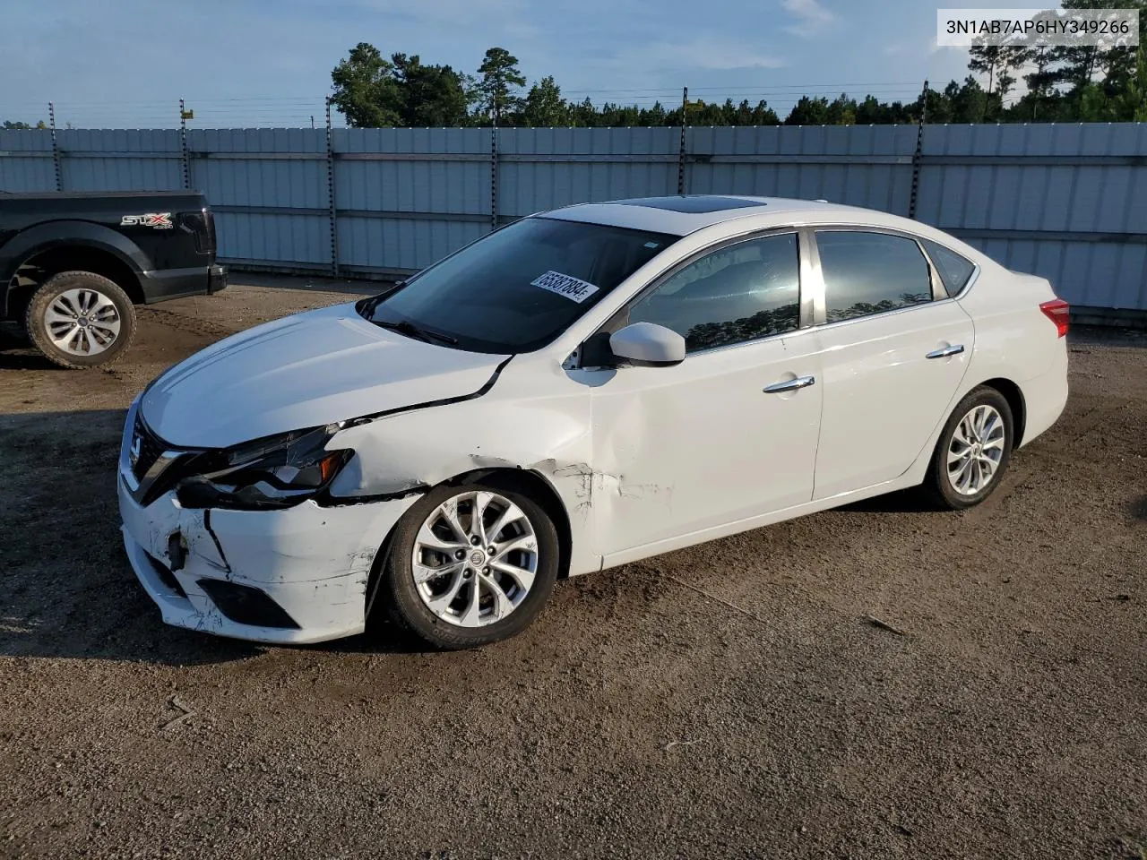 2017 Nissan Sentra S VIN: 3N1AB7AP6HY349266 Lot: 65387884