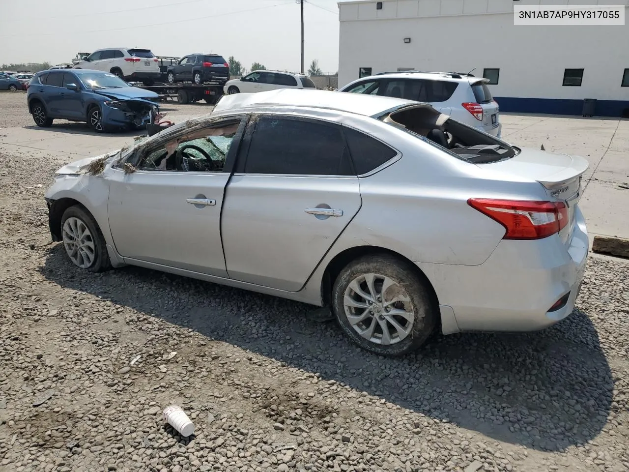 3N1AB7AP9HY317055 2017 Nissan Sentra S