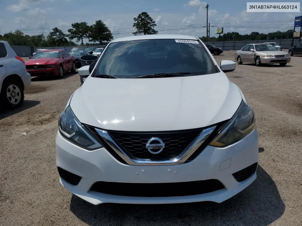 2017 Nissan Sentra S VIN: 3N1AB7AP4HL663124 Lot: 65564574