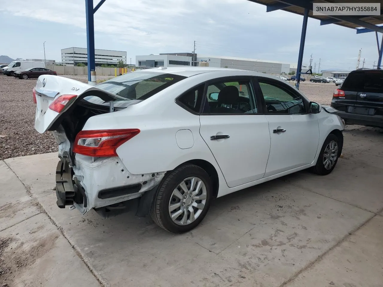 2017 Nissan Sentra S VIN: 3N1AB7AP7HY355884 Lot: 65786944