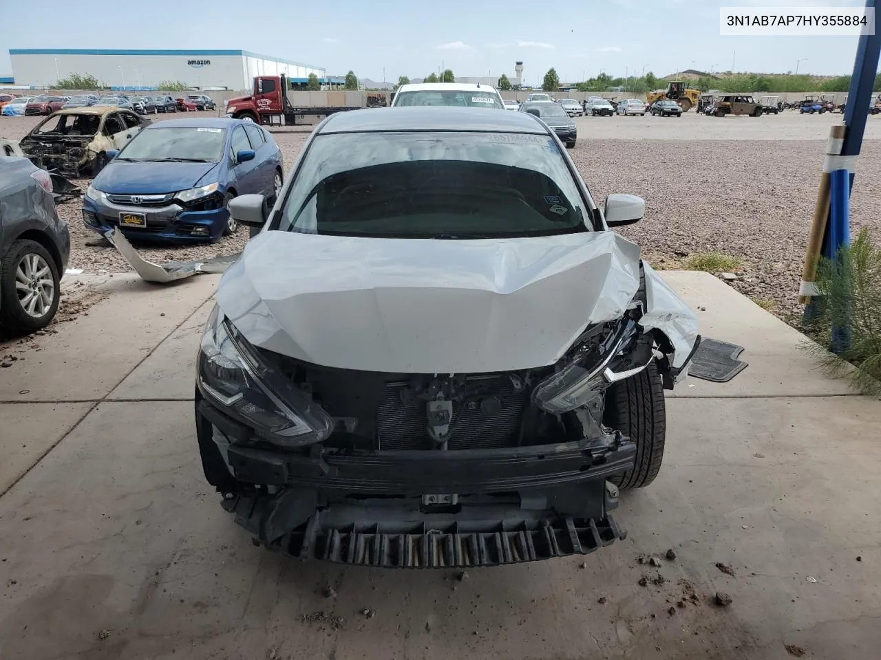 2017 Nissan Sentra S VIN: 3N1AB7AP7HY355884 Lot: 65786944