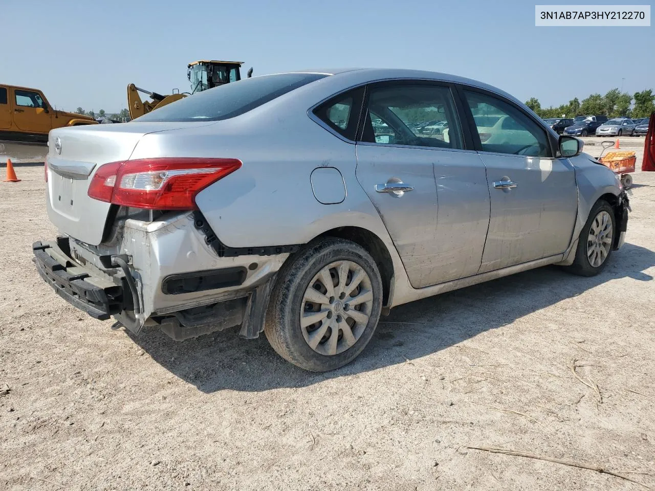 2017 Nissan Sentra S VIN: 3N1AB7AP3HY212270 Lot: 65854534