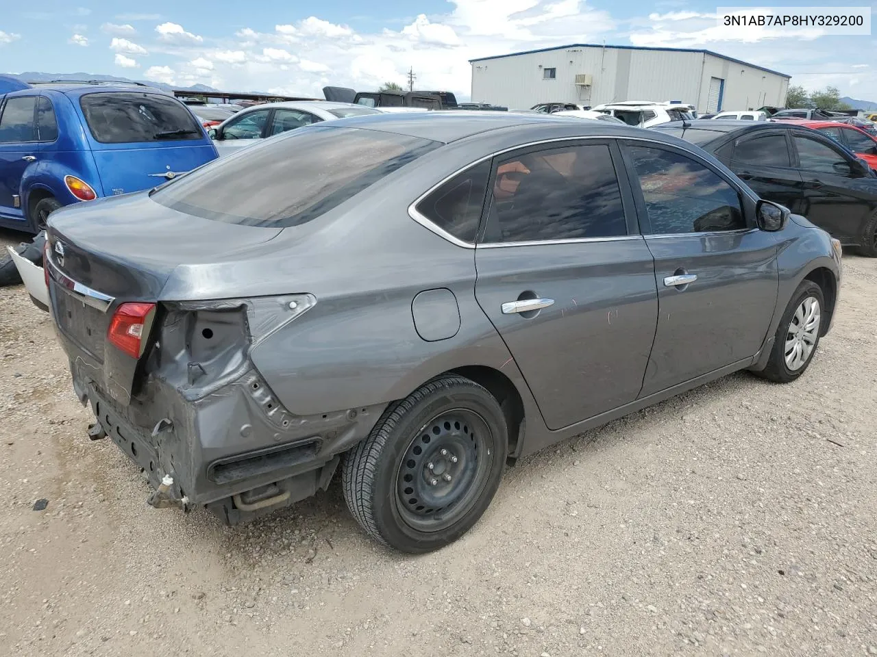 3N1AB7AP8HY329200 2017 Nissan Sentra S